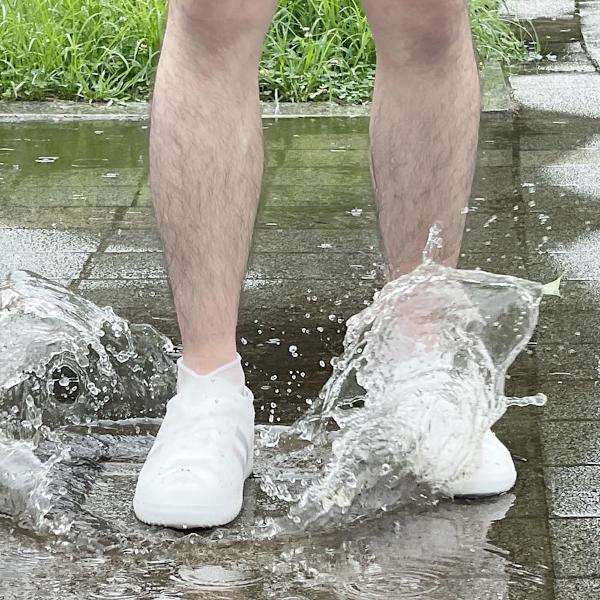 Regnstövlar Skydd Anti-skid Overshoes Silikon Skoskydd Vuxna Skoskydd Anti-slip Skoskydd för Vuxna