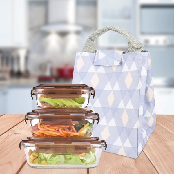 1st Bärbar Lunchpåse Picknick Bento Container