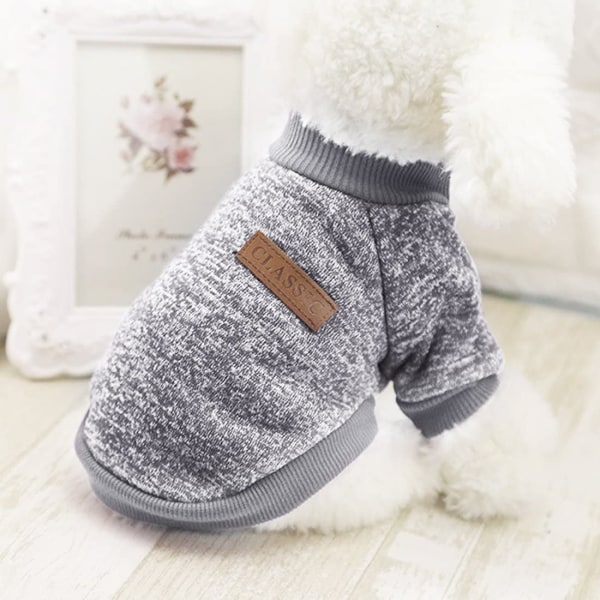 Dog Pet Sweater,Winter Warm Dog Cat Jumpers Kläder,Pet Coat,M