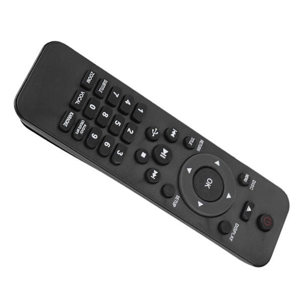 Högkvalitativ fjärrkontrollersättning för Philips DVD-spelare, multifunktionell med stora knappar och inget behov av programmering, passar för Dvp5982C1/37B