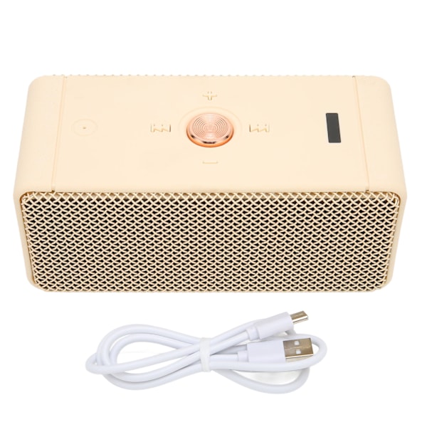 Bluetooth Högtalare Stereo USB-laddning IPX7 Vattentät Portabel Trådlös Högtalare för Telefon Surfplatta Laptop Vit