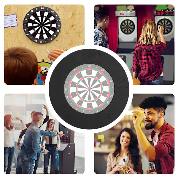 Darttavla Surround Ring, 2,5 cm tjockt skyddande Eva väggskydd för missade kast, enkel montering för hem- och utomhusbruk, perfekt darttillbehör, förebygger