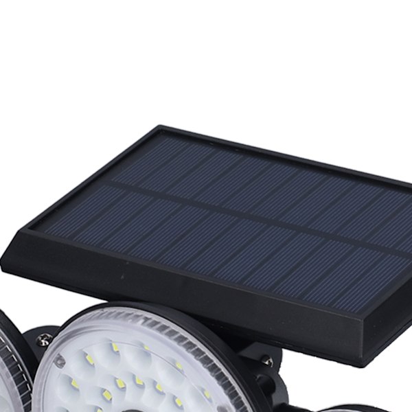 Justerbara Spotlights Utomhus Solcellslampor, Rörelsesensor Säkerhetslampor med Fjärrkontroll Solcellsdrivna Strålkastare för Förbättrat Utomhusskydd