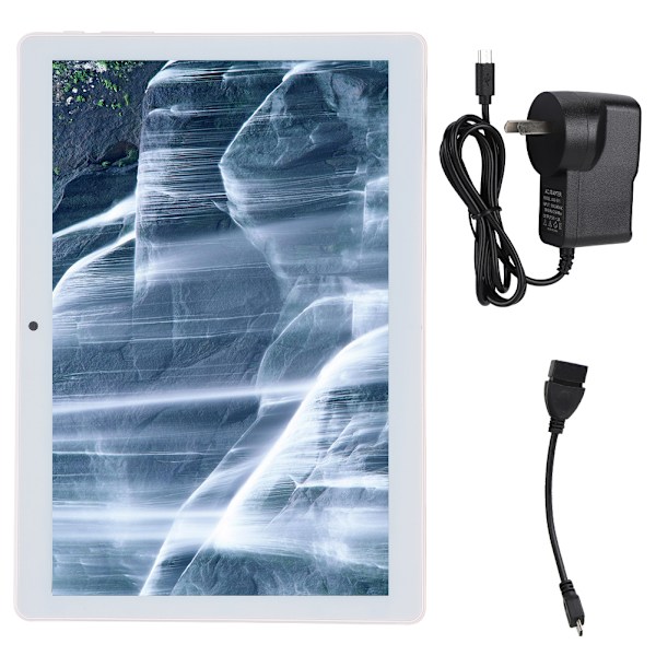 10,1-tums HD IPS 4+64G för Android WiFi Bluetooth GPS Tablet Roséguld 110-240V (AU-kontakt)
