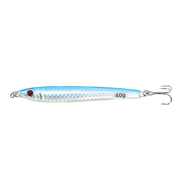 Hett 5-pack Jiggfiskedrag Metallbeten Järn Jigg Havsfiskeutrustning 40g