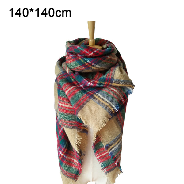 Moderutig filtscarf Stor överdimensionerad lång halsduk för kvinnor
