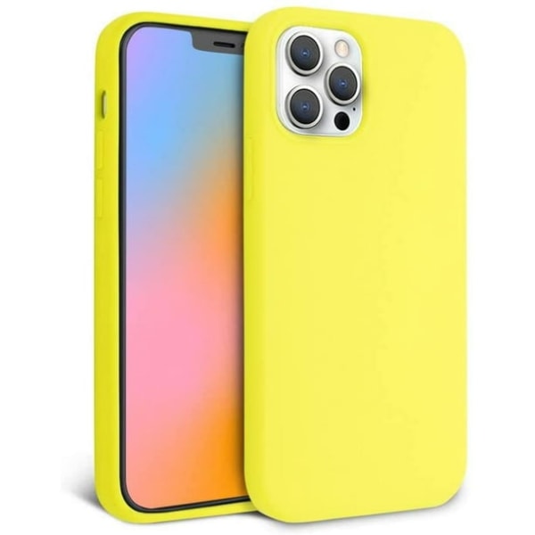 Neongult case för iPhone 12 Pro Max Flexibelt skyddande iPhone 12 Pro Max case - Ljust Neongult case