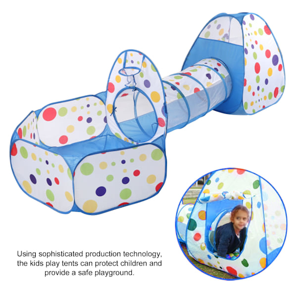 Imagination Haven: Bollhav för barn, lektält för oförglömlig lek, perfekt present för pojkar, flickor och småbarn, tvättbart material, pop up-design för