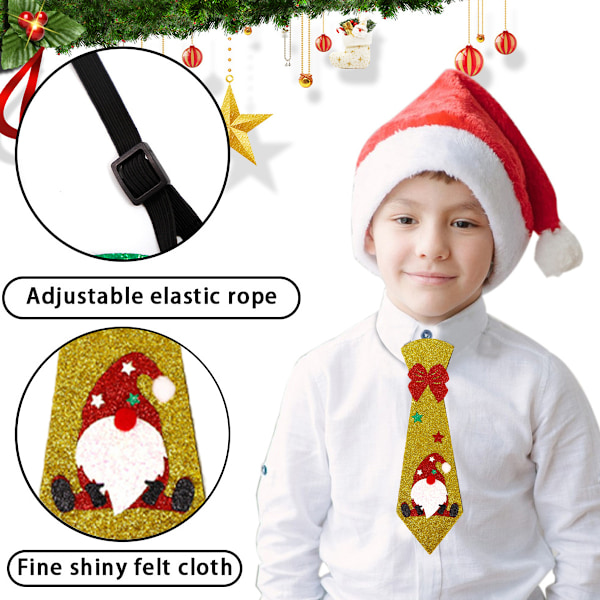 Julslips Maskerad Festliga Teman Halsduk för Maskerad Åldrar 3-10 År Temafester Barn Style 1