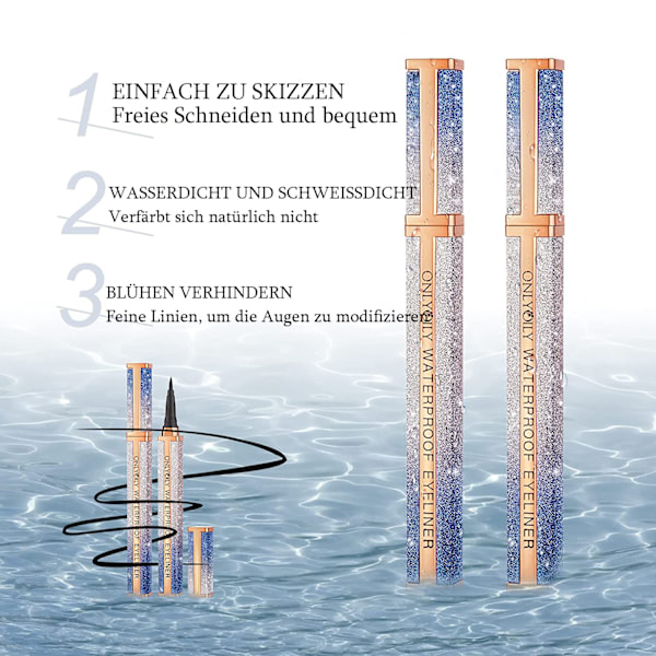 Långvarig Mascara, berikad med sidenfiber för volym & längd, snabbtorkande formula för enkel applicering, klumpar inte för felfria fransar, perfekt