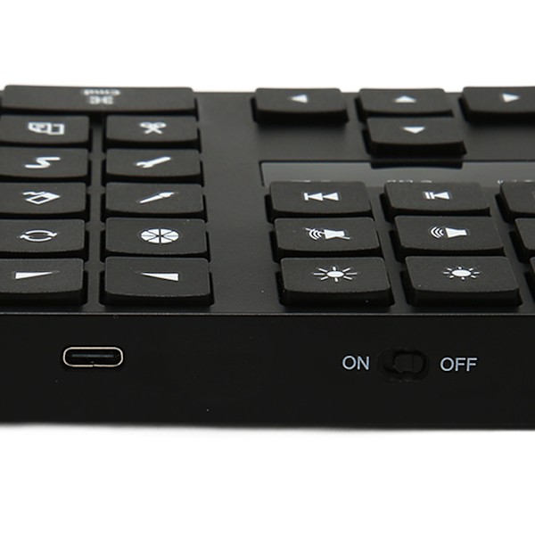 Ergonomisk Bluetooth-numerisk knappsats för förbättrad enhandsmanövrering, hudvänliga material, kompakt design för sömlös integrering i din arbetsyta