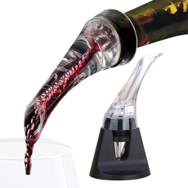 Pip droppfri vinkaraffflaskhällare, för vin direkt perfekt present till vinälskare