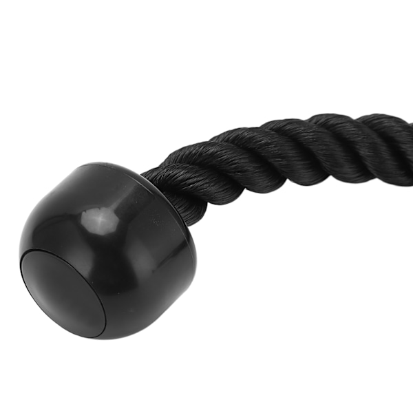 Kraftig Triceps Biceps Träningsfäste i Nylon, Halkfria Gummiändar Kabelmaskiner Gym Träning för Armstyrka