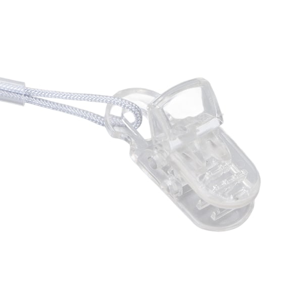 Förvaringslösning för öronproppar, slitstarkt silikonplastmaterial, anti-tappsnodd, ventilerade öronproppar minskar tryck i örat, transparent design för dagligt bruk