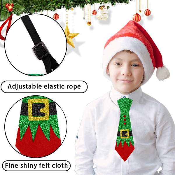 Julslips Maskerad Festliga Teman Halsduk för Maskerad Åldrar 3-10 År Temafester Barn Style 3
