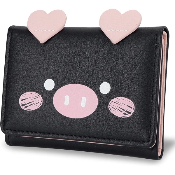 Läderkorthållare Smal plånbok med dragkedja, minimalistisk