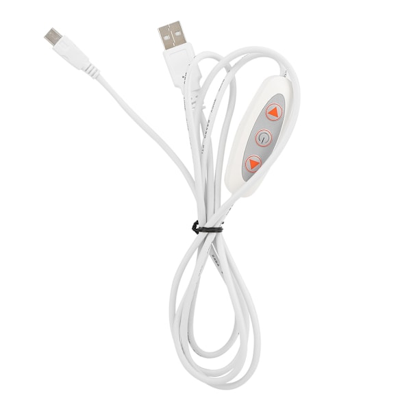 Vit Lätt Justerbar Ljusstyrka USB-kabel Mini Fotostudio Tillbehör Softbox Datakabel i Plast
