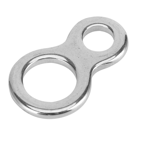 Fiskeutrustning, Solida fiskeringar i rostfritt stål för tung användning, hållbara och rostfria åttaformade jiggingringar, slät yta säkerställer lina