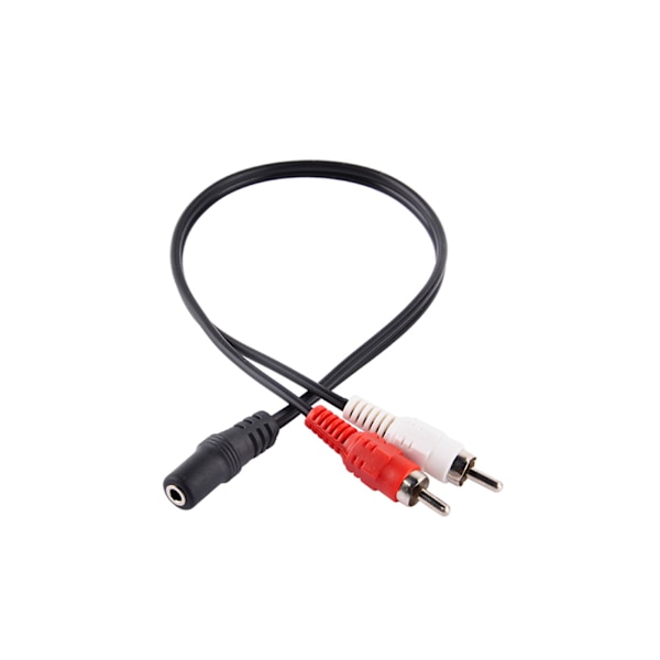 Anpassningsbar Hemmabio-kabel, Hona Till Hane Stereo Ljudkabel, Guldpläterade Kontakter Syrefria Kopparledare För Sömlös Signal,