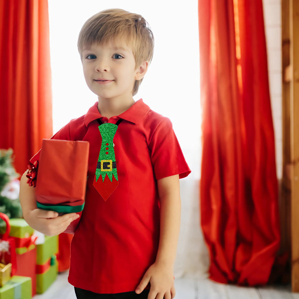 Julslips Maskerad Festliga Teman Halsduk för Maskerad Åldrar 3-10 År Temafester Barn Style 3