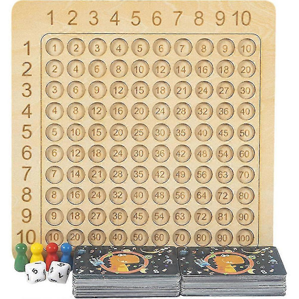Brädspel Multiplikationsspel Träspelet Utbildande Matematik Brädspel (FMY)