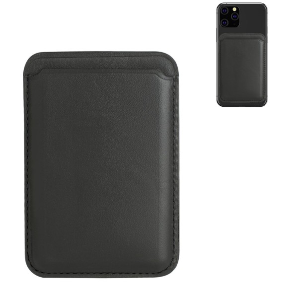 1 st Magnetisk plånbok för Apple Magsafe, mobiltelefonkorthållare i stretchigt tyg för baksidan av telefonen som telefonplånbok Stick On för iPhone 12-serien
