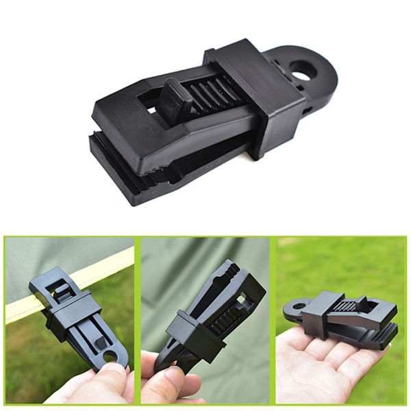 Presenningsklämma Lås Grepp, Kraftigt Grepp För Utomhuscamping, Nylonmaterial Säkerställer Hållbarhet, Vattentät Design Perfekt För Tält, Baldakiner,