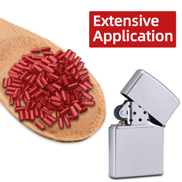 Tändare flintor – universell ersättningständare kompatibel med de flesta tändare (120x, röd)