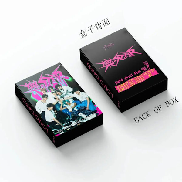55 st Kpop Stray Kids Lomo-kort Rock STAR Nytt album Fotokort Straykids-foton Print kort