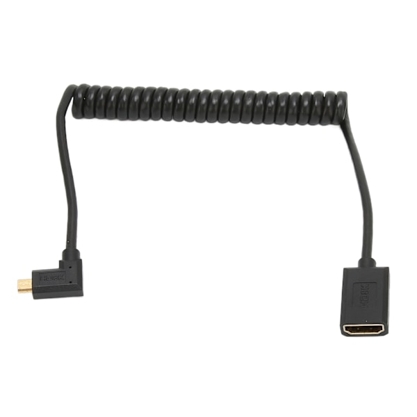 HD Multimedia Interface-kabel Micro till Hona UHD 8K 60Hz 4K 120Hz 48Gbps Spiral HD-videosladd för Kamera Surfplatta