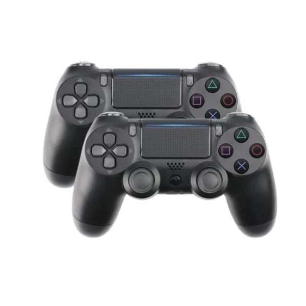 2-pack PS4-kontroll för Playstation 4 Svart
