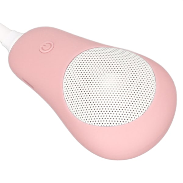Nackbands Bluetooth-högtalare Stereo Handsfree Brusreducering Bärbar Högtalare för Hem Utomhussporter Resor Rosa