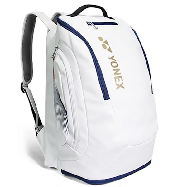 Yonex Badminton Racket Ryggsäck Sportväska i syntetiskt läder White White