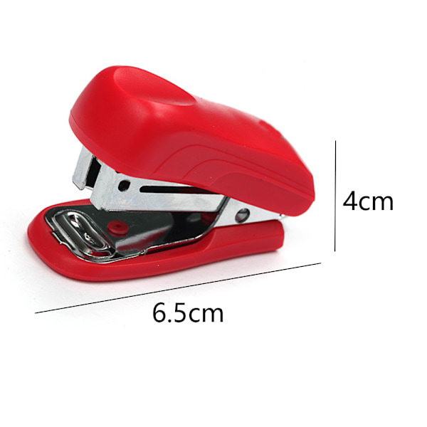 Färgglad häftapparat, portabel och mångsidig för kontor och resor, fungerar bäst med Swingline standardhäftklamrar med 1/4\" långa ben, kompakt design