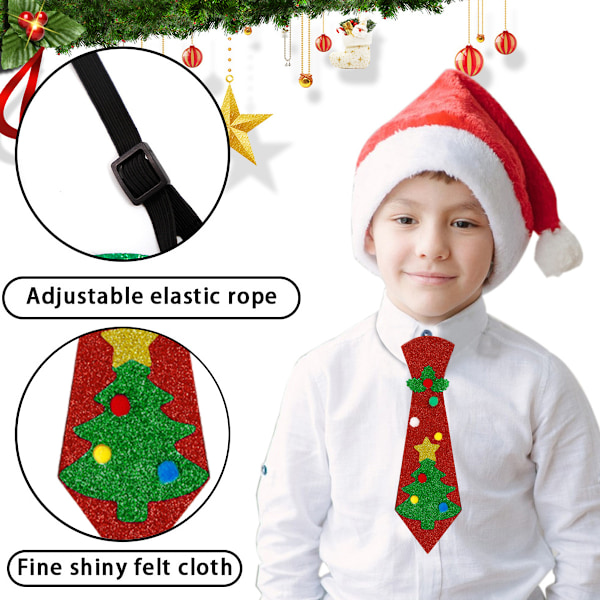 Julslips Maskerad Festliga Teman Halsduk för Maskerad Åldrar 3-10 År Temafester Barn Style 2