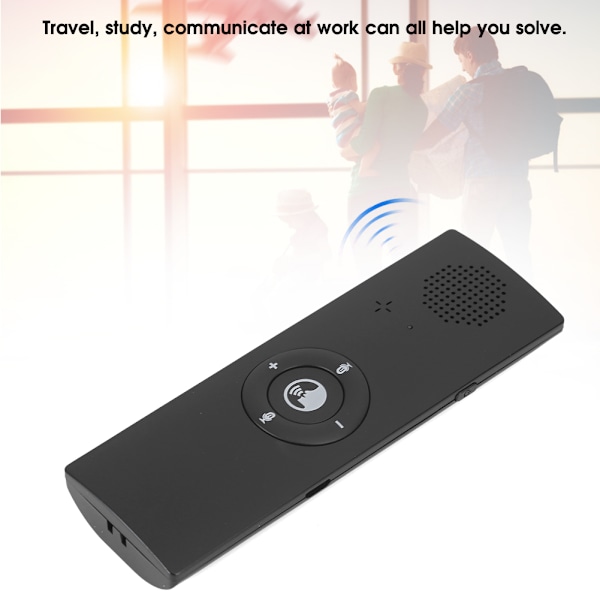 Bärbar Mini Trådlös Smart Röstöversättare Multi Språk Realtids Bluetooth Översättare