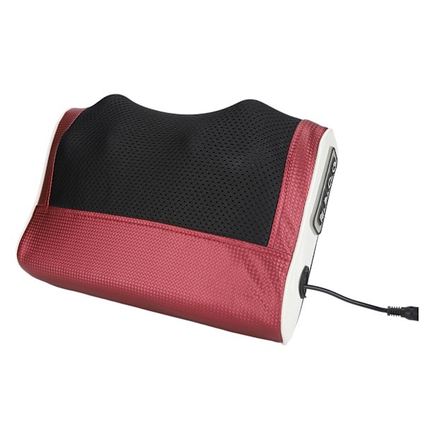 Massagekudde Ergonomisk Design 20D Simulering Bekväm Andningsbar 45° Glappfri Nackmassage EU-kontakt