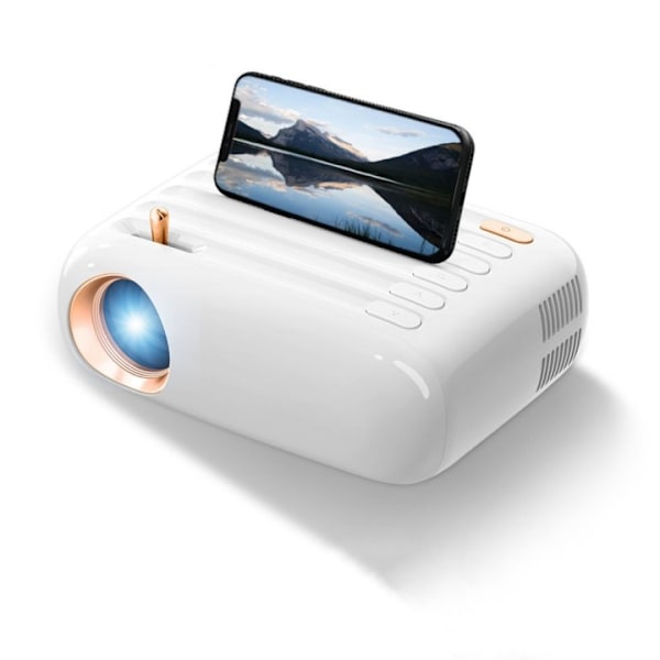 Smart Mini Projektor För Inomhus- Och Utomhusunderhållning, Full HD 1080P-Upplösning Med Avancerat Kylsystem, Wi-Fi 6 För Oavbruten Användning