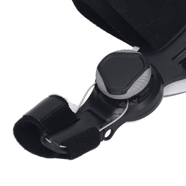 Ergonomiskt tumstöd för oöverträffat stöd, Hallux Valgus-korrigerare med anpassad metallinsats och andningsförmåga, höger hand, tjock silikon