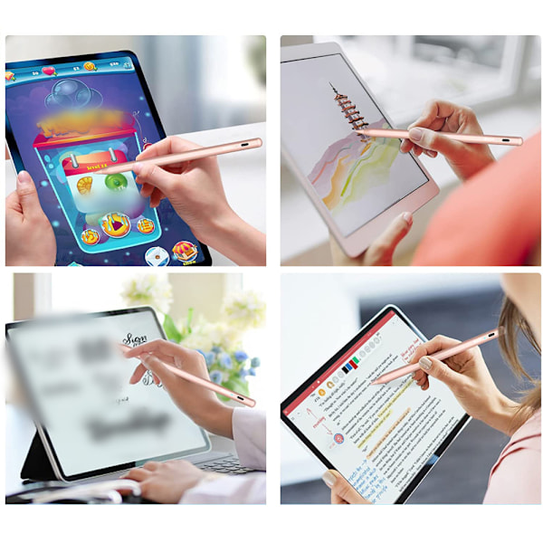 Pixel Precise Stylus Penna för iPad, Snabbanslutning Ger Omedelbar Aktivering, Perfekt för 2024-2018 Modeller, Inklusive iPad Pro 11/13 M4, iPad Air 11/13