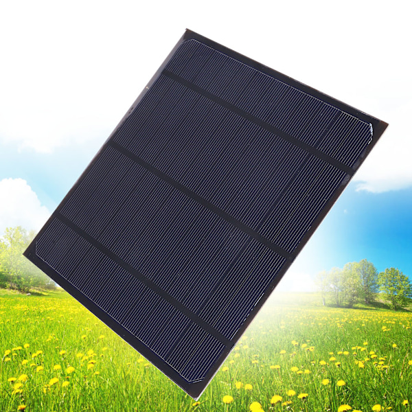 4.5W 6V Utomhus Bärbar DIY Mini Vattentät Monokristallin Kisel Solpanel