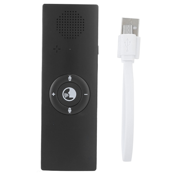 Bärbar Mini Trådlös Smart Röstöversättare Multi Språk Realtids Bluetooth Översättare