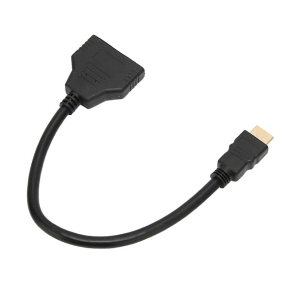 HD Multimedia Interface Splitter 1 ingång till 2 utgångar Hane till Dubbel Hona HD Multimedia Interface Adapterkabel