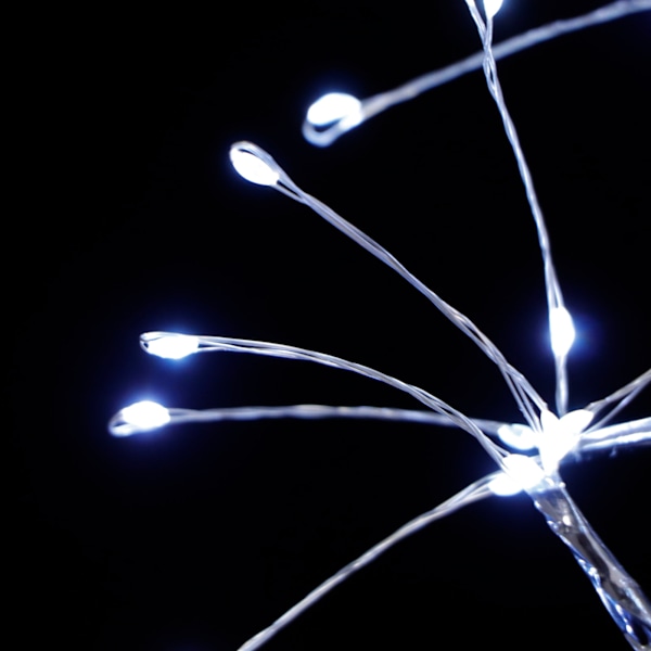 Kreativ Dekorativ Lampa, 108 LED Koppartrådslampor, Beröringskänslig Strömbrytare för Enkel Kontroll, Böjbara Grenar för Anpassad Design, Dubbel Strömkälla