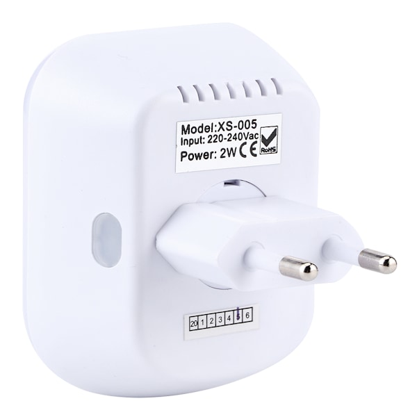 Dimbar Plug-in Nattlampa, Skymningssensor, Energieffektiv LED-lampa För Ditt Sovrum, Badrum Eller Hall Med Högkvalitativa Material Och