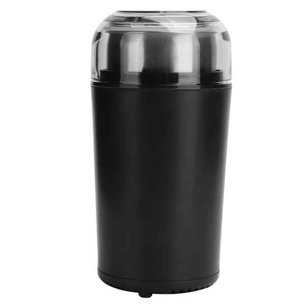 Elektrisk kaffekvarn, rostfritt stålblad, justerbar malningsgrad, kompakt design, enknappsfunktion för köksbänken