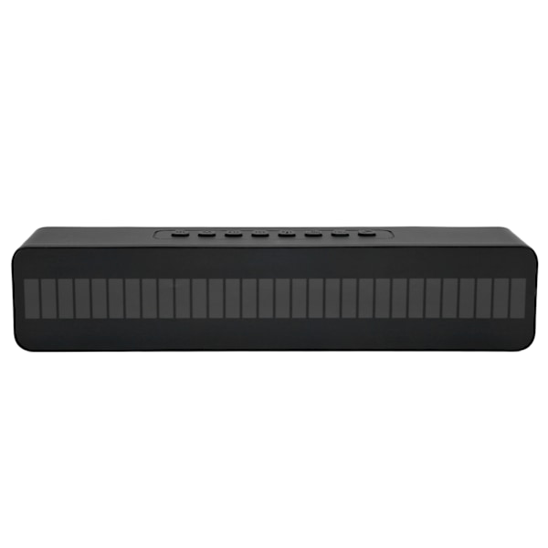 LED Bluetooth-högtalare Portabel Multifunktionell Trådlös Bluetooth 5.0 Subwoofer med Stor Batterikapacitet för Hemmet Svart