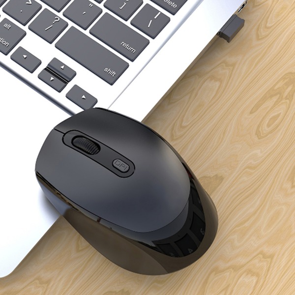 Justerbara DPI-nivåer Mus, Tyst Mus Med Dubbellägesanslutning, Universell Kompatibilitet, Ergonomisk Design För Att Förhindra Trötthet, High-end Chip