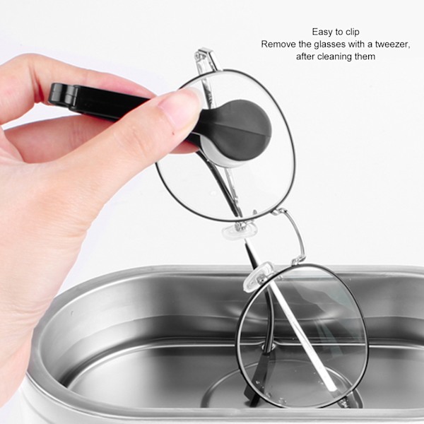 Mjukt rengöringsverktyg för mini-solglasögon, rengörare för glasögon av mikrofiber med praktisk design, bärbar pincettdesign, kvalitetsmikrofiber