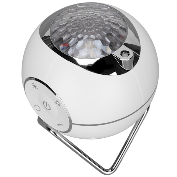 Nattlampa LED Färgstark USB-driven Romantisk Vitt Brus Fjärrkontroll Roterande Projektionslampa